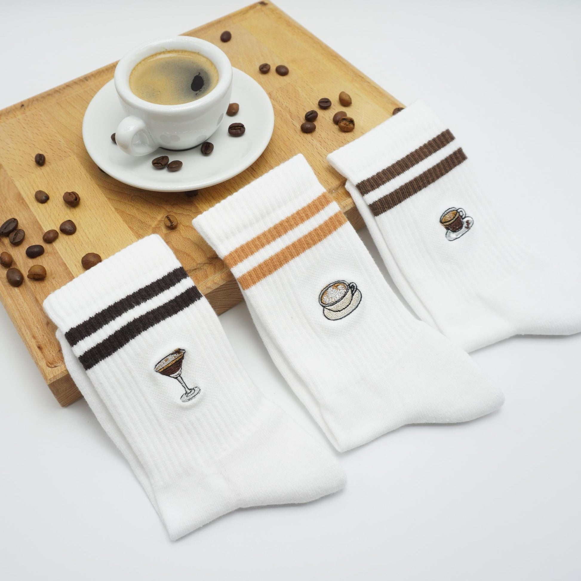 Kaffee Socken Set
