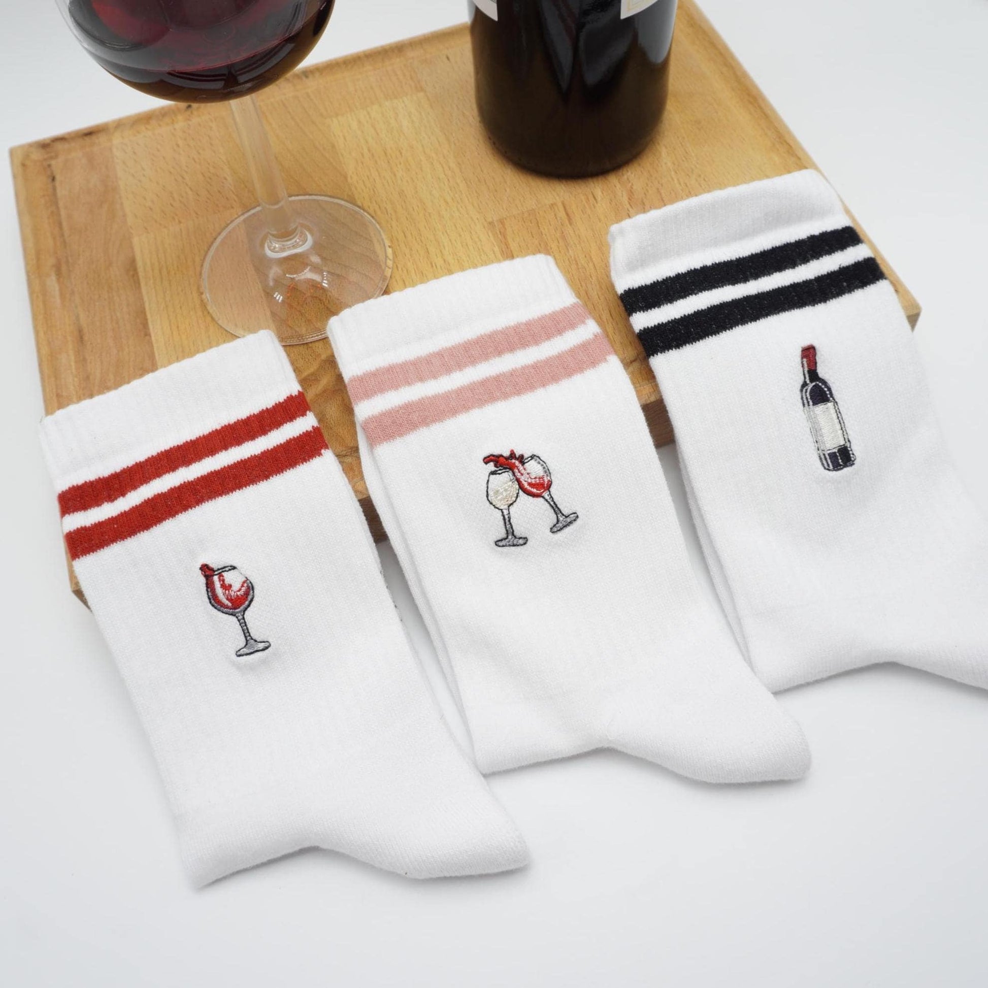 Wein Socken Set