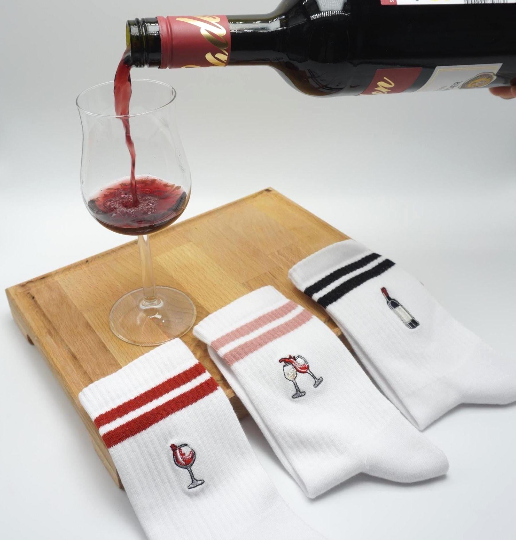 Wein Socken Set