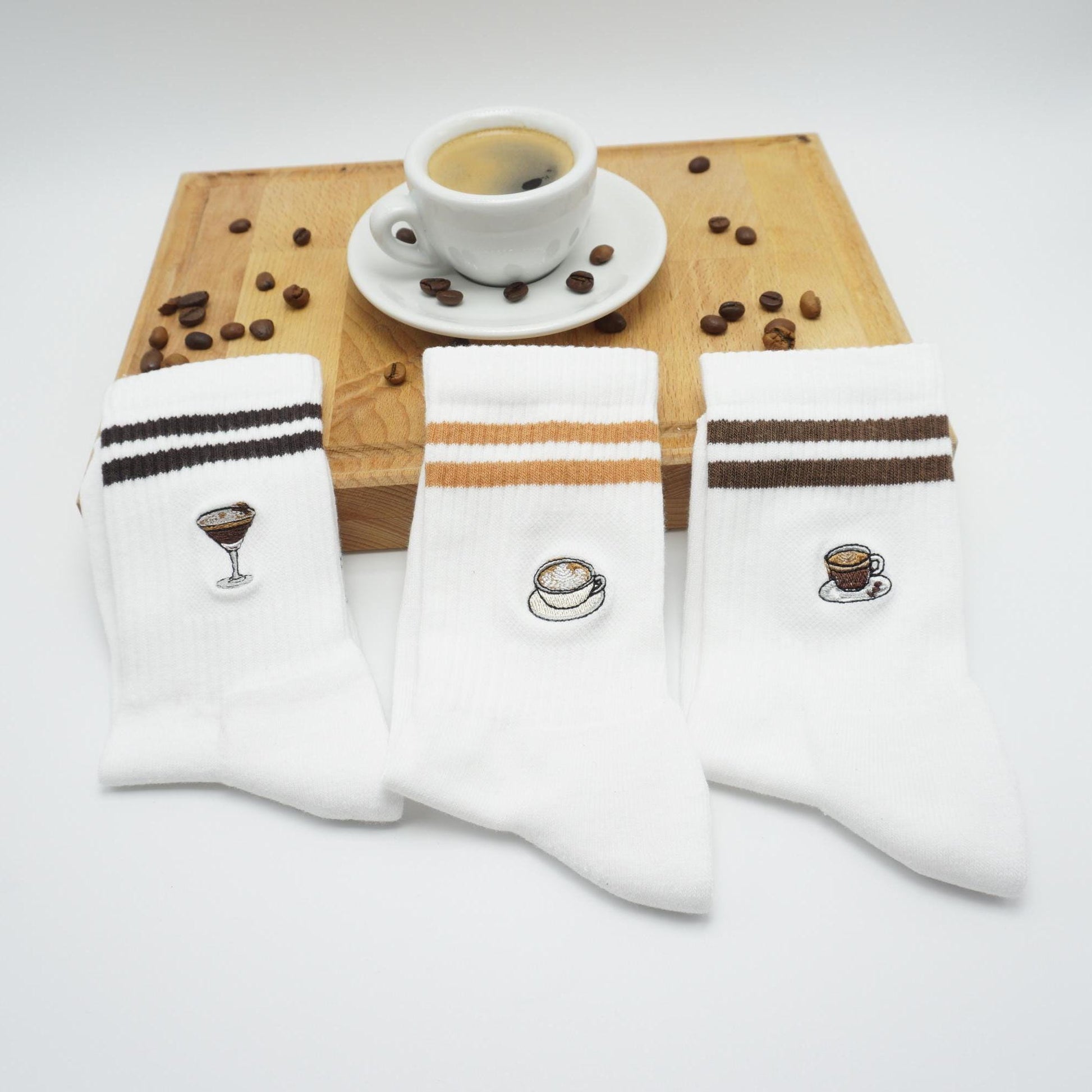 Kaffee Socken Set