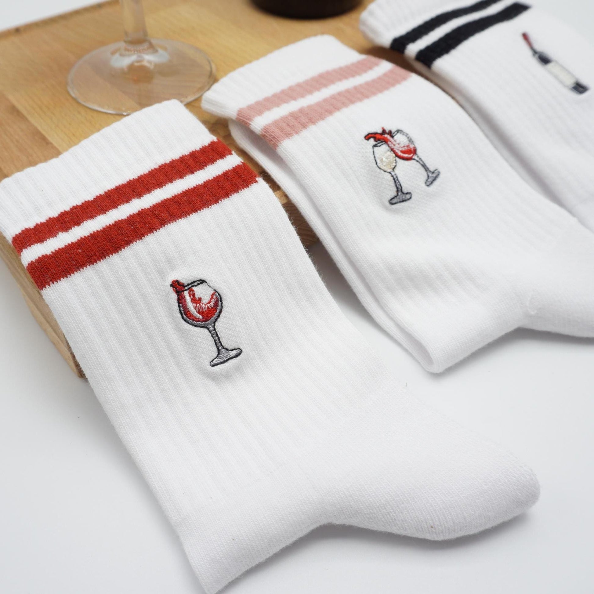 Wein Socken Set